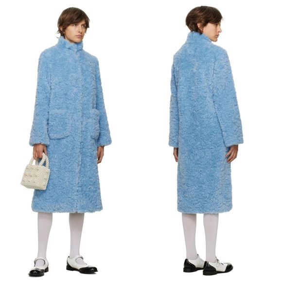 Shrimps Blue Theo Coat - Picture 4 of 14